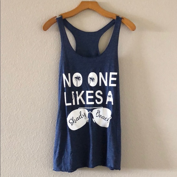 No One Likes A Shady Beach Tank Small - Picture 2 of 7